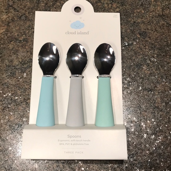 CLOUD ⛅️ ISLAND THREE PACK BABY SPOONS